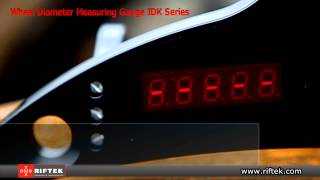 Wheel diameter measuring gauge IDK Series [upl. by Olocin]