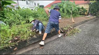 Return clean airy sidewalks for people to exercise [upl. by Brown]