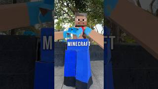 ¡El Traje Más Real De Minecraft 😱 oniichan comedia humor minecraft steve cosplay gamer [upl. by Lokim]