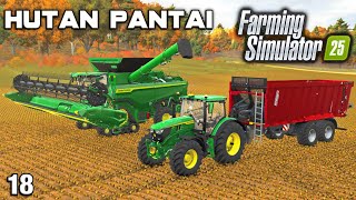 USING SOME NICE JOHN DEERE EQUIPMENT FOR THIS JOB Hutan Pantai FS25 Ep 18 [upl. by Darrel]