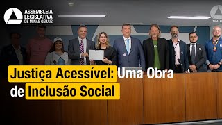 Trabalho que aproxima a população mais vulnerável ao sistema de Justiça é homenageado [upl. by Wake]