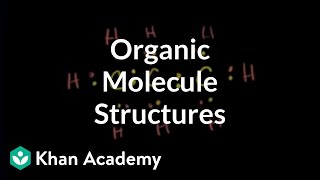 Representing structures of organic molecules  Biology  Khan Academy [upl. by Charbonnier]