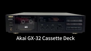 Akai GX32 Stereo Cassette Deck [upl. by Yasui665]