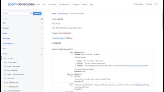 Use this API to list your Zoom accounts users Zoom REST API [upl. by Ailev993]