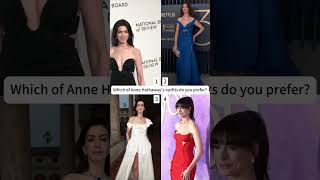 Which Anne Hathaway Red Carpet Look Is Your Favorite 🤩✨ [upl. by Adler]