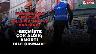 Eminönü’nde Milli Piyango kuyruğu quotPek inancım yok ama bir şans yinequot [upl. by Dorcus250]