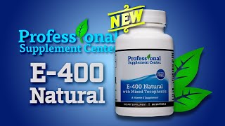 E400 Natural with Mixed Tocopherols  Pharmaceutical Grade Vitamin E Supplement [upl. by Ostler]