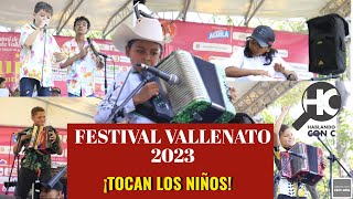 Comenzó el FESTIVAL VALLENATO 2023  Acordeoneros Infantil y Juvenil [upl. by Odo]