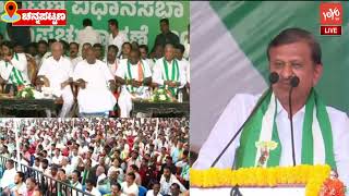 C N Manjunaths Great Speech at NDA Public Meeting in Channapatna  Nikhil Kumaraswamy  YOYO TV Kan [upl. by Fennie]