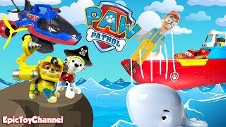 Paw Patrol Nickelodeon Sea Patrol amp Pirate Pups  NEW Pirate Patroller Sea Patroller and Disney Cars [upl. by Ttezzil]