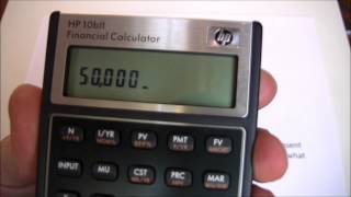 Capital Budgeting Part Three HP10BII  Calculating Net Present Value [upl. by Eelibuj]