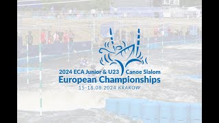 Sunday Kayak Cross  2024 ECA Junior and U23 Canoe Slalom European Championships Krakow [upl. by Xanthus338]