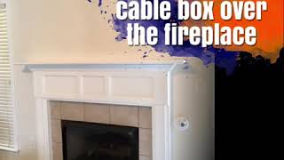 TV over fireplace install by ihangTVscom [upl. by Anileme360]