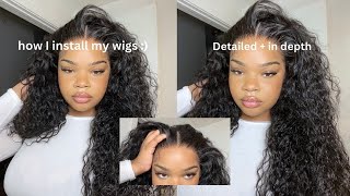 DETAILED Wig Install Tutorial  In  Depth  Beginner Friendly  Ft Asteria Hair [upl. by Ahselet]