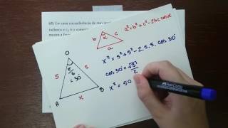 Questão 65 Barro Branco 2016 Matemática  APMBB  Triângulos  HumExatas 13 [upl. by Debarath]