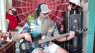 Metallica  Blackened 1988 bass cover [upl. by Amehr]