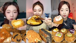 ASMR Lots of sauce cake  dessert Mukbang  Eating Delicious desserts [upl. by Crystie]