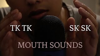 ASMR CLOSE UP SK SK TK TK SHOOPP AND MORE MOUTH SOUNDS NO TALKING KJS ASMR [upl. by Pedaiah]