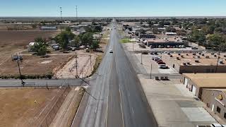 Hall Avenue North to South Littlefield Texas with DJI Air 3 [upl. by Ahseekal]