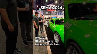 Modern Classix Auto bringing you classic ‘cuda style to modern vehicles HEMI HEMIcuda SEMA2024 [upl. by Aarika]