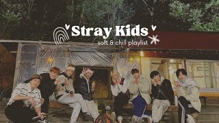 Stray Kids  soft and chill playlist for workstudy 🧸🌌 [upl. by Eerised]