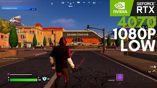 RTX 4070  Ryzen 7 7700  Fortnite Season 5  1080p Performance Mode [upl. by Adiarf11]