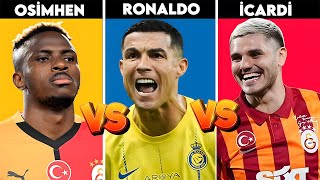 Comparison Victor Osimhen Versus Mauro Icardi Versus Cristiano Ronaldo [upl. by Yr]