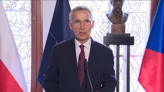 Stoltenberg quotKiev puo prevalere solo con forte aiuto della Natoquot [upl. by Llirrehs801]