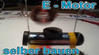 How2 Kleinen Elektromotor einfach selber bauen [upl. by Thibaud]