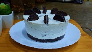 Oreo Cheesecake Recipe  No Bake Cheesecake  No Gelatine Cheesecake [upl. by Acenom]