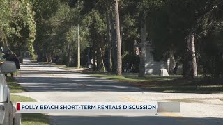 Folly Beach city council discusses shortterm rentals [upl. by Yslek]