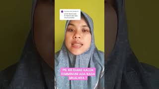 PIL KB DIANE KALOK DI MINUM BIKIN MUAL shorts [upl. by Ahsen]