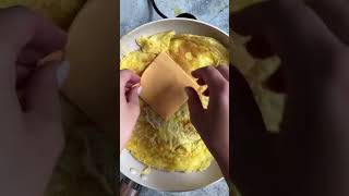 Scallion Pancake Egg amp Cheeseshortsvideo [upl. by Ahcsropal]