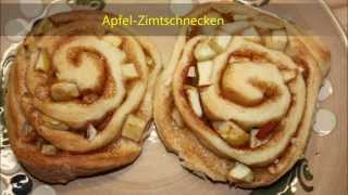 ApfelZimtschnecken  Klimasch backt [upl. by Iuqcaj]