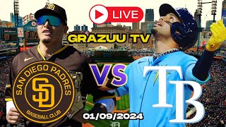 🔴 EN VIVO SAN DIEGO PADRES VS TAMPA BAYS RAYS HOY 01092024 MLB STREAM padres tampa mlb [upl. by Enaud]