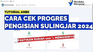 CARA CEK PROGRES PENGISIAN SULINGJAR 2024 [upl. by Aninaig]