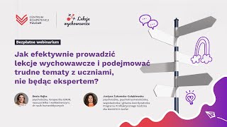 Jak prowadzić lekcje wychowawcze i podejmować trudne tematy z uczniami nie będąc ekspertem [upl. by Monika]