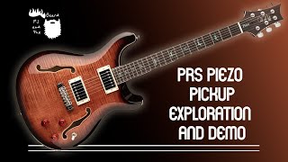 PRS SE Hollowbody Piezo II  Piezo Pickup Exploration and Demo [upl. by Lindeberg]