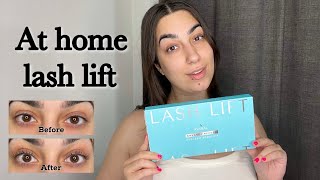 AYASAL LASH LIFT KIT  At home lash lift ItsJoannaCristina [upl. by Ocirederf]