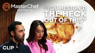 He Nearly Set Fire To The Microwave  MasterChef Australia  MasterChef World [upl. by Irv]