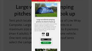 Low Wray Campsite Booking Form [upl. by Nnaillij]