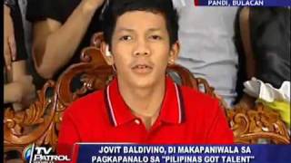 QampA Jovit Baldivino last June 15 2010 at TV Patrol World [upl. by Narine]