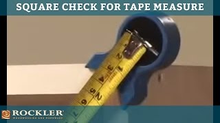 Square Check for Tape Measures [upl. by Castro]