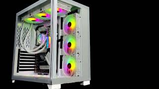 KEDIERS C590 MidTower ATX PC Case with 9pcs 120mm ARGB Fans [upl. by Leynad]