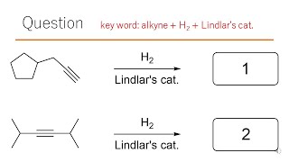 【反応】猫が出す化学の問題なのです（アルキンの反応6） [upl. by Nesilla121]