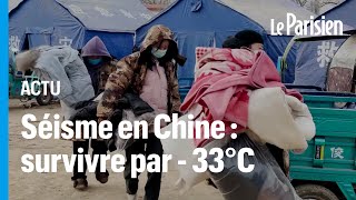 En Chine le calvaire des survivants du séisme en pleine vague de froid [upl. by Sama]