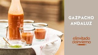 Receta de gazpacho andaluz [upl. by Oalsinatse]