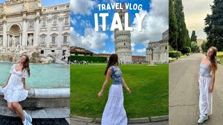 italy travel vlog florence rome and pisa [upl. by Silden]