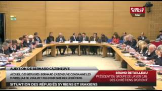 Audition de Bernard Cazeneuve sur la situation des réfugiés syriens et irakiens  Les matins du sena [upl. by Markus]