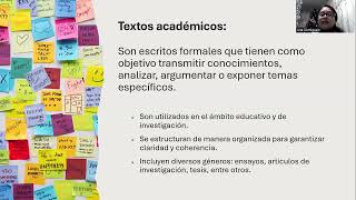 Los textos académicos [upl. by Dalia]